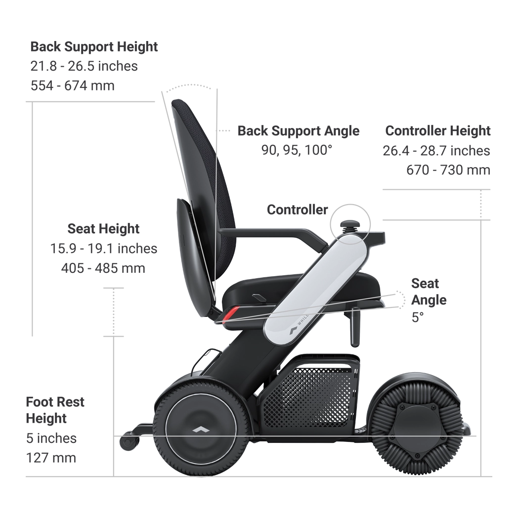 WHILL Model C2 High Back - Image 3